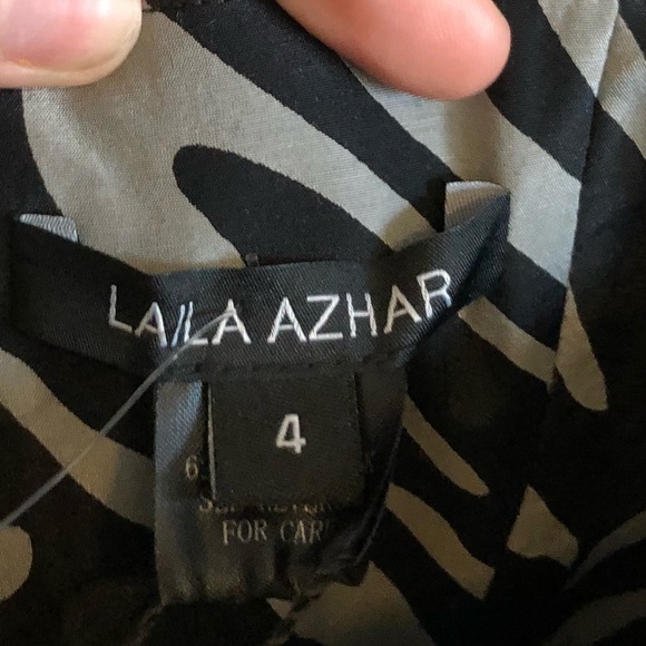 LAILA Azhar Strapless Pleated Dress - Picture 8 of 9